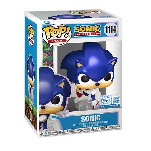 #1114 Funko POP Plus! Games - Sonic (Pearl)