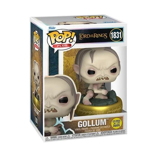 #1831 Funko POP Plus! Movies - Gollum (Glow-in-the-Dark) *NOT MINT*