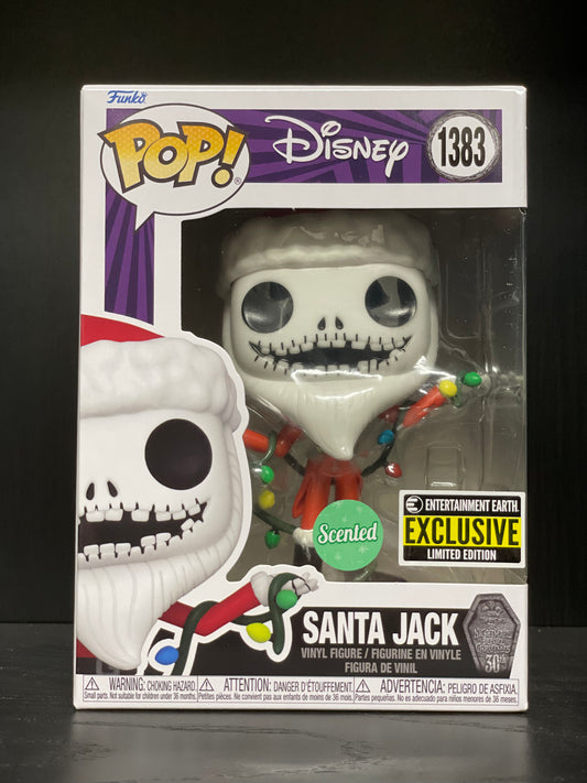 #1383 Funko POP! Disney - Santa Jack (Peppermint Scented)  [Entertainment Earth Exclusive]