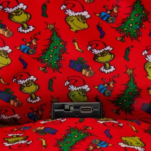 Dr. Seuss Grinch Holiday Tree Light-Up Mini-Backpack