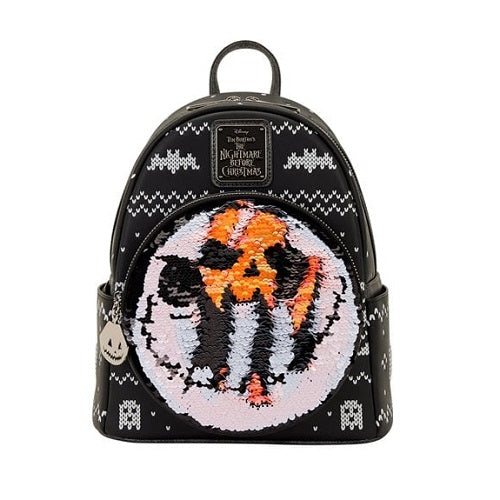 The Nightmare Before Christmas Jack Skellington Reversible Sequin Mini Backpack