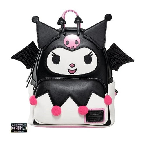 Sanrio Kuromi Devilish Winged Mini Backpack (Entertainment Earth Exclusive)