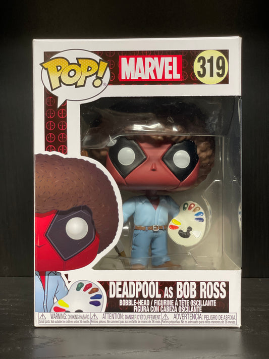 #319 Funko POP! Marvel - Deadpool as Bob Ross