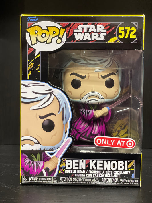 #572 Funko POP! Star Wars - Ben Kenobi (Retro) [Target Exclusive]