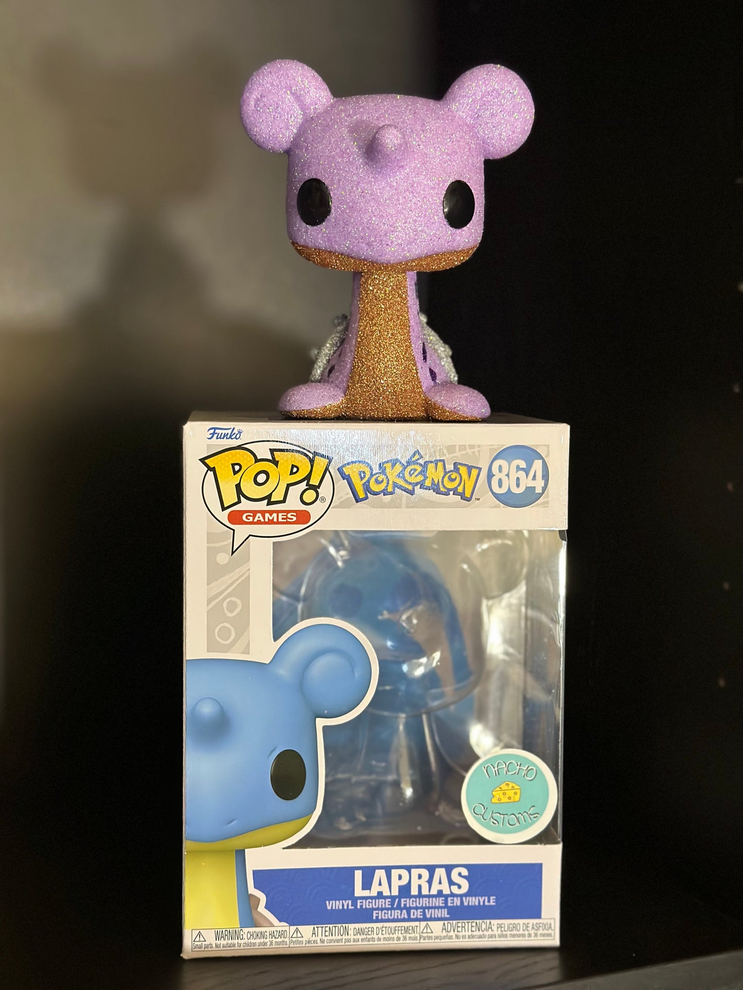 NACHO CUSTOM Diamond Shiny Lapras Funko POP!