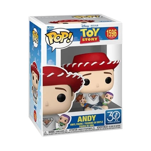 #1596 Funko POP! Disney - Andy with Buzz & Woody