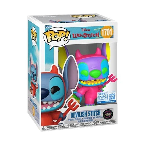 *CHASE #1701 Funko POP! Disney - Devilish Stitch [Entertainment Earth Exclusive]