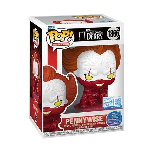 #1866 Funko POP! Television - Blood Pennywise (Shelf Sitter) [Exclusive]