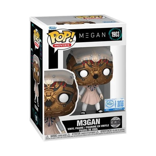 #1903 Funko POP! Movies - M3gan (Metallic) [Entertainment Earth Exclusive]