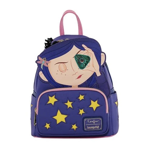 *PRE-ORDER* Coraline Stars Cosplay Glow-in-the-Dark Mini Backpack