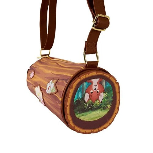 The Fox and the Hound Hide and Seek Log Figural Crossbody Bag