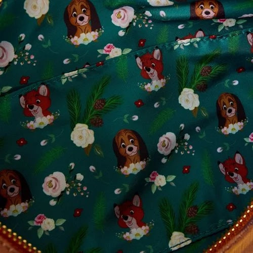 The Fox and the Hound Hide and Seek Log Figural Crossbody Bag