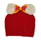 Disney Fall Minnie Mouse Pom Pom Beanie