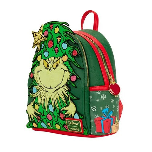 Dr. Seuss Grinch Holiday Tree Light-Up Mini-Backpack