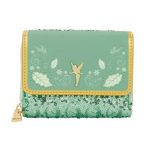 Tinker Bell Holiday Sequin Tri-Fold Wallet