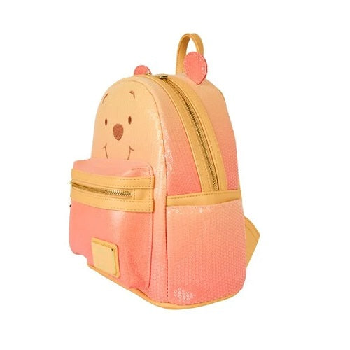 Winnie The Pooh Sequin Glitter Mini Backpack