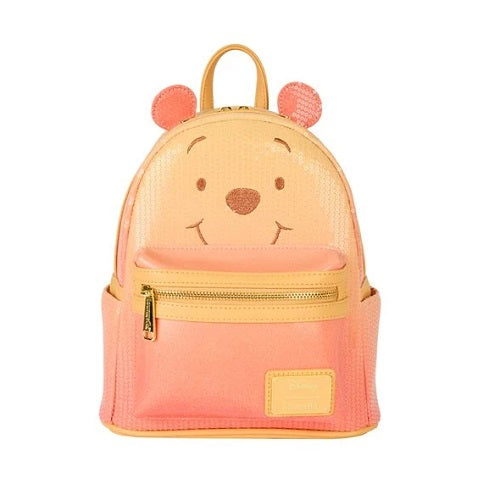 Winnie The Pooh Sequin Glitter Mini Backpack