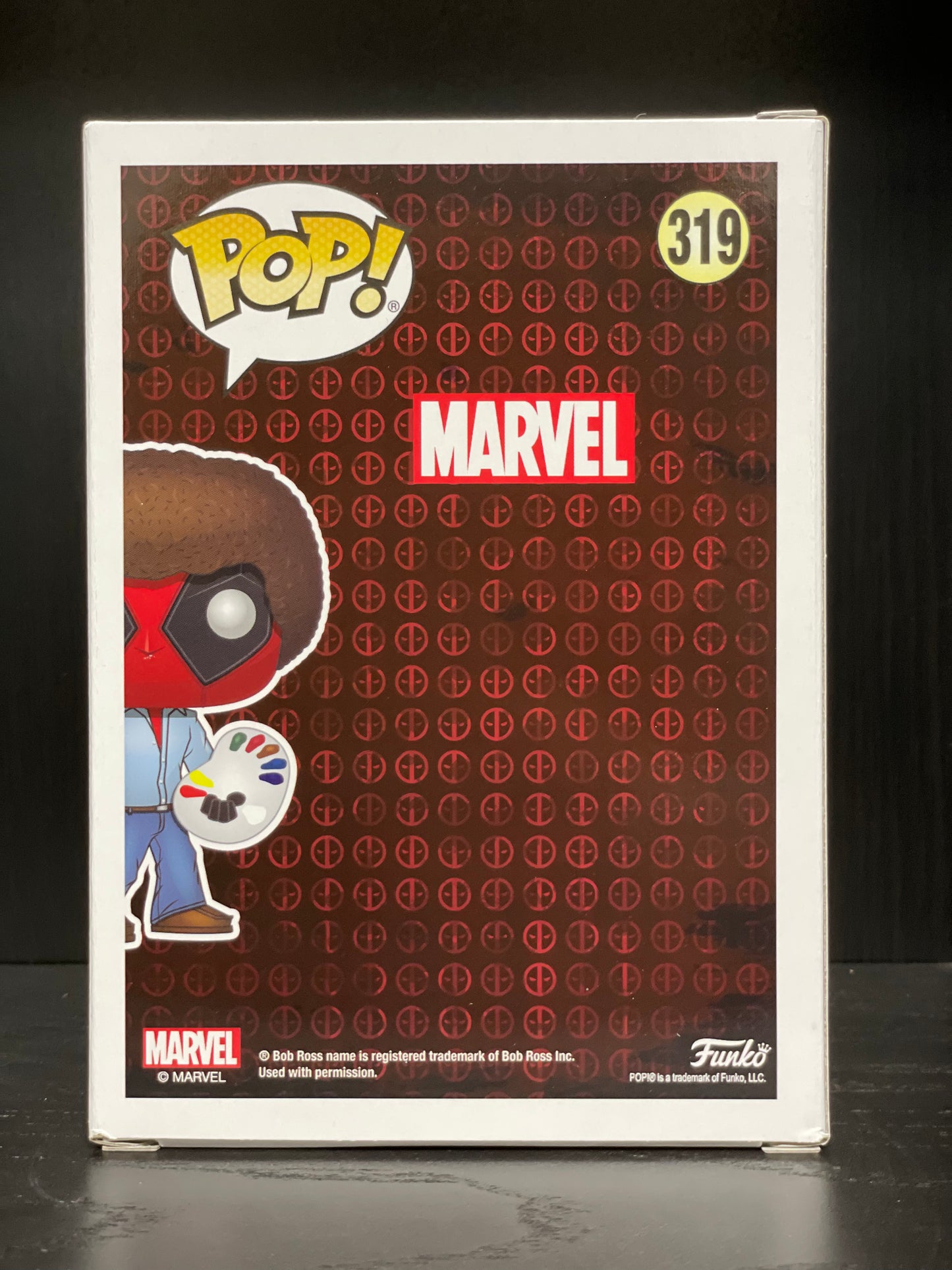 #319 Funko POP! Marvel - Deadpool as Bob Ross