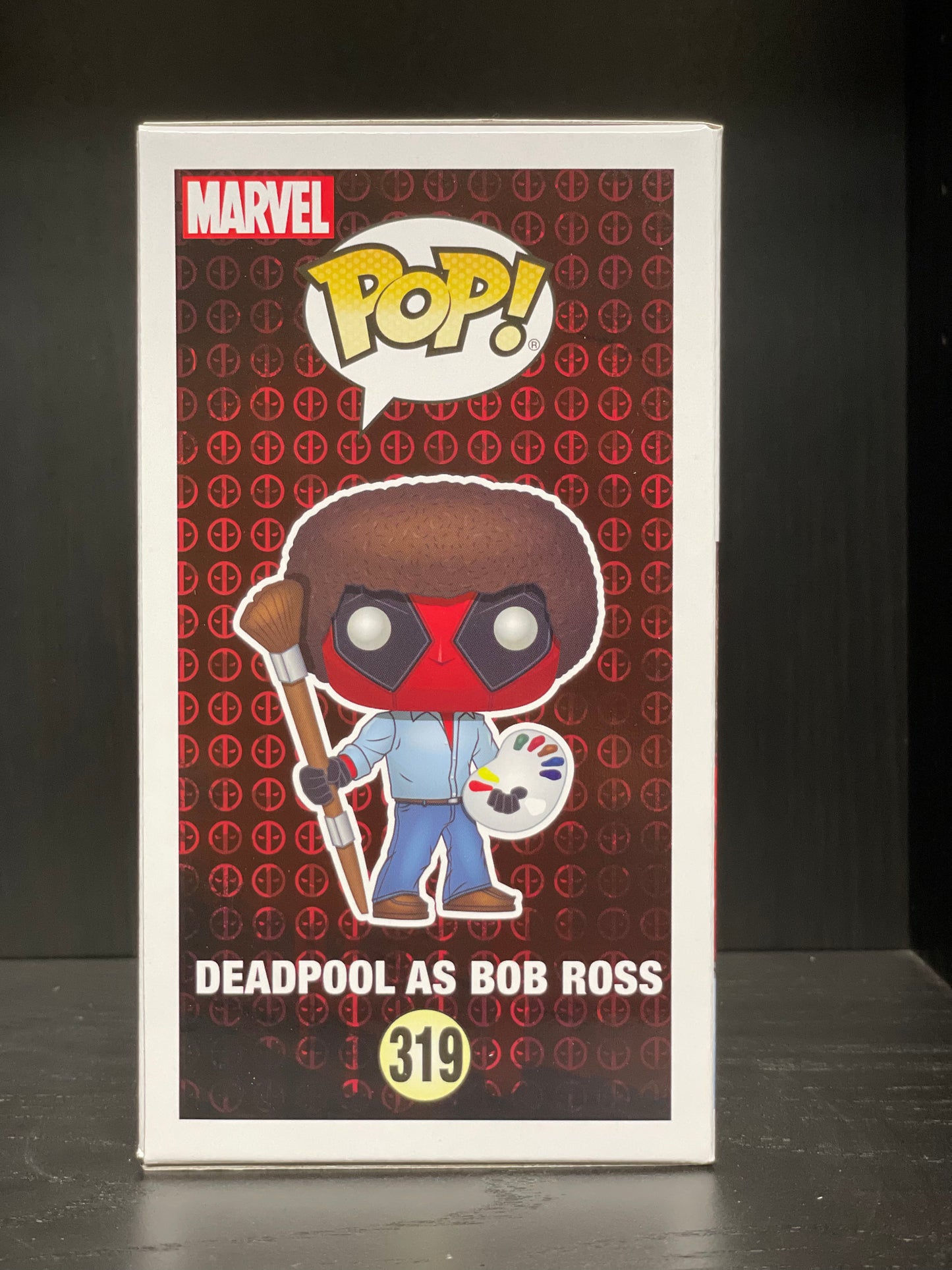 #319 Funko POP! Marvel - Deadpool as Bob Ross