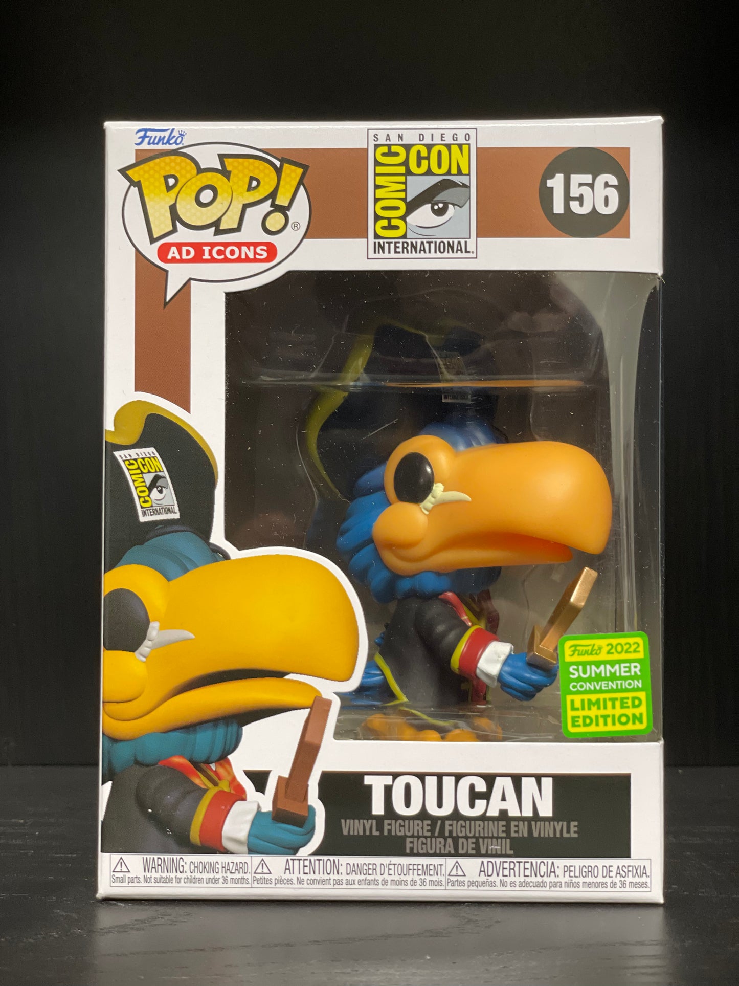 #156 Funko POP! Ad Icons - Toucan [2022 Summer Con Exclusive]