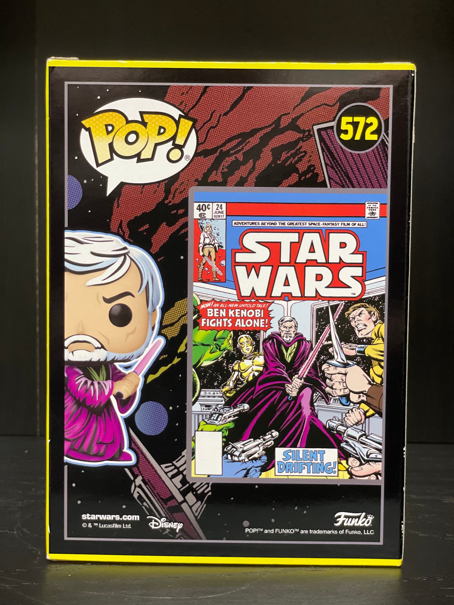 #572 Funko POP! Star Wars - Ben Kenobi (Retro) [Target Exclusive]