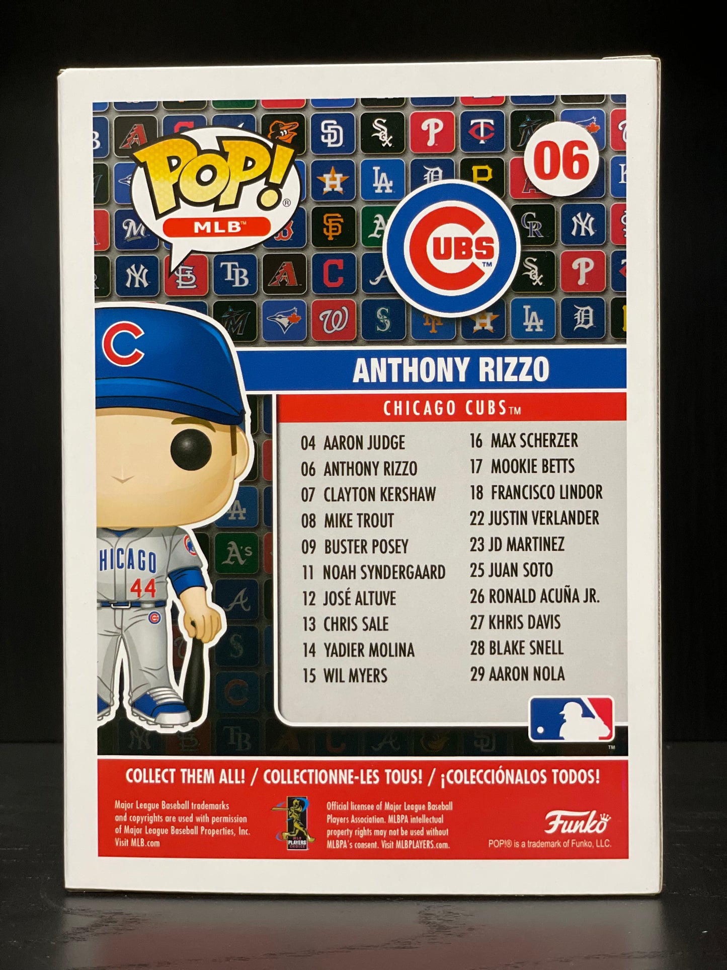 #06 Funko POP! MLB - Anthony Rizzo (Away Jersey)